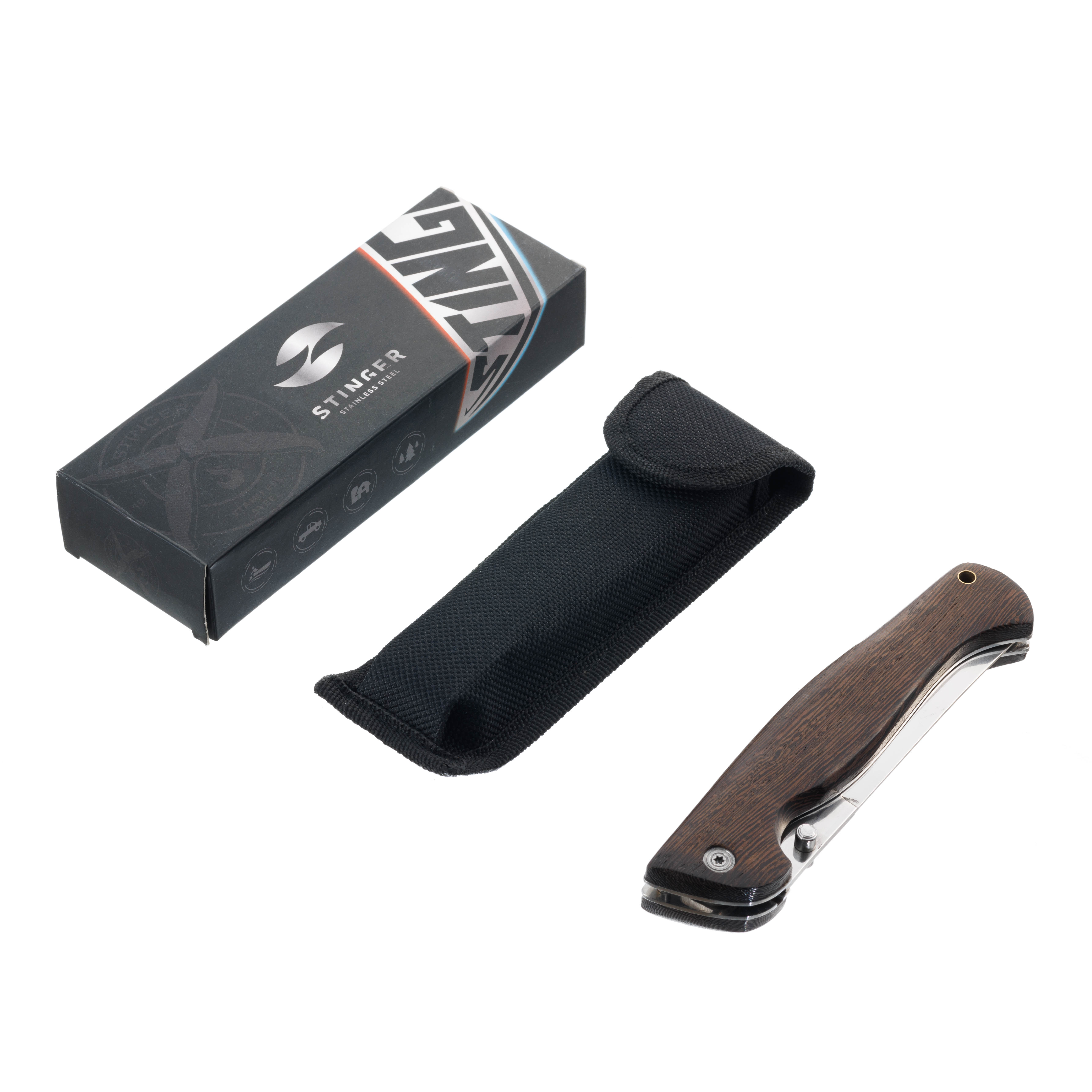 Нож складной 112 мм STINGER FB628