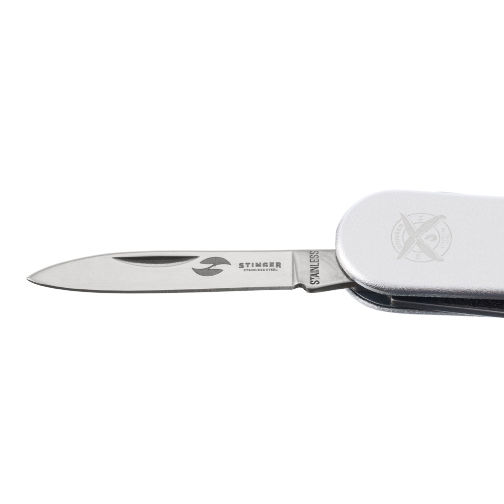 Нож перочинный STINGER FK-K7003LG-SILVER