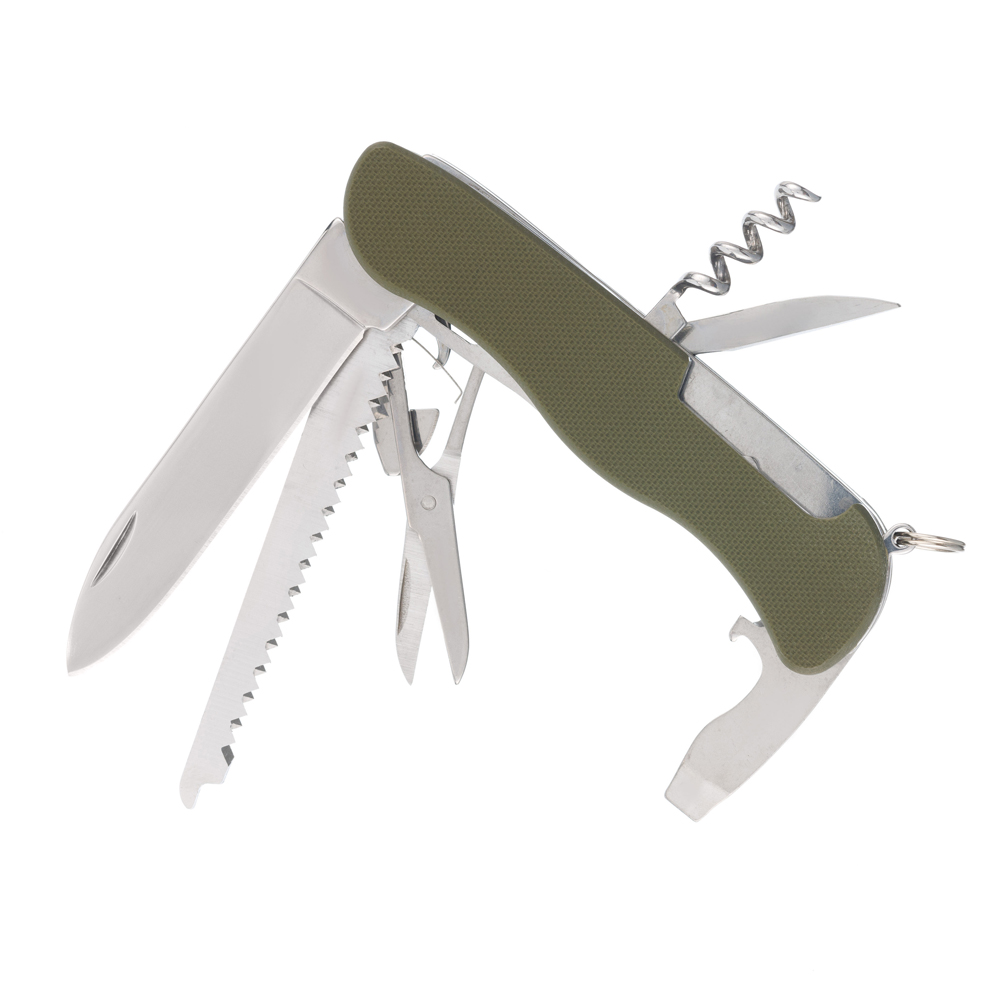 Нож перочинный STINGER FK-K9007G10-GREEN