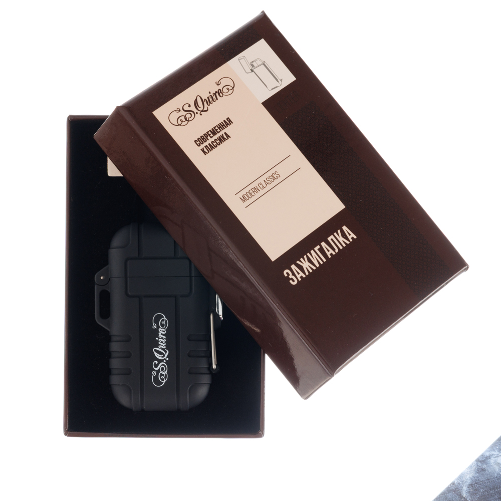 Зажигалка S.QUIRE FL012-Black