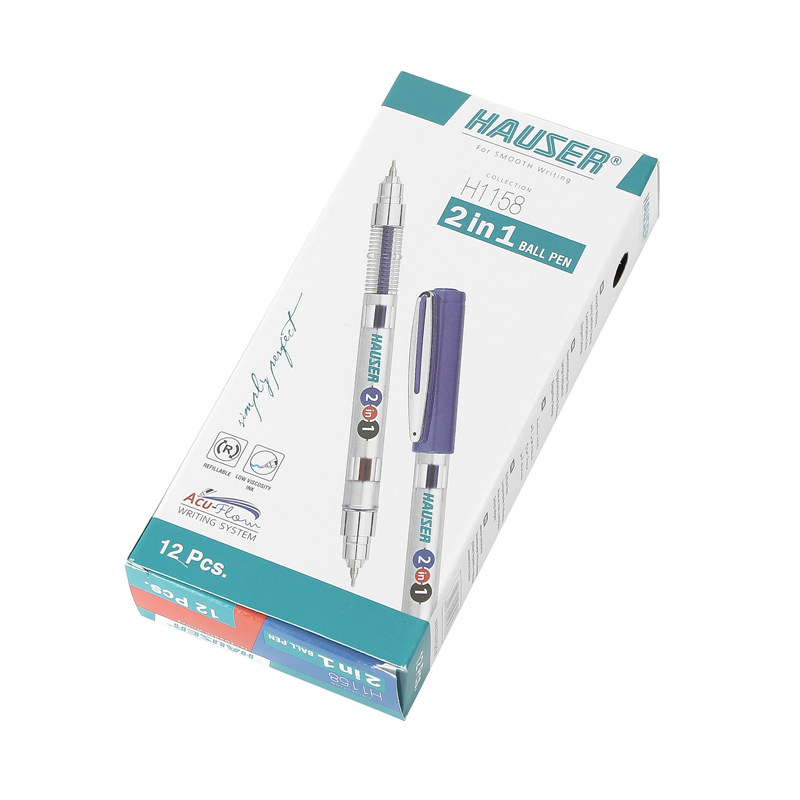 Шариковая ручка 2-в-1 HAUSER H1158