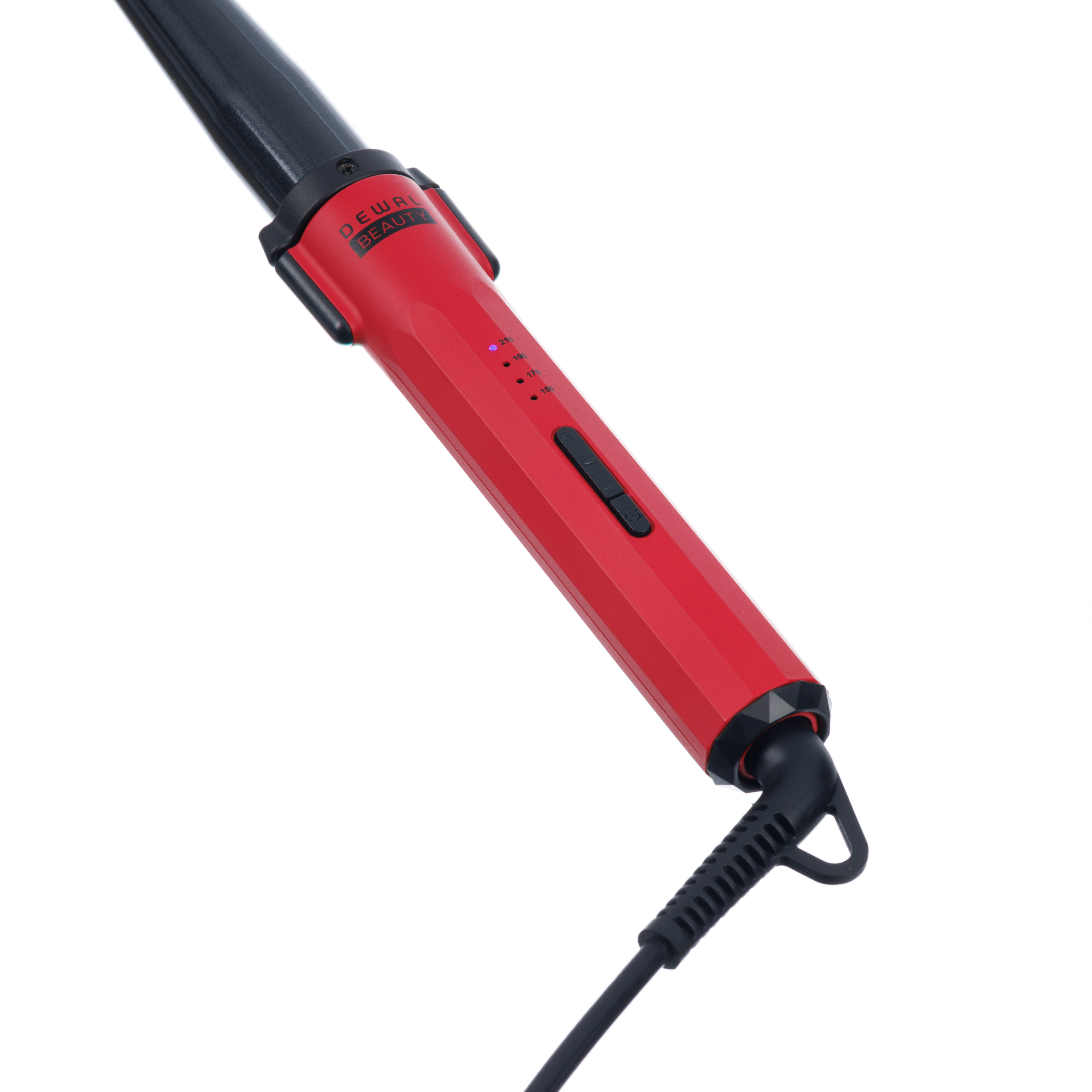 Плойка для волос Comfort конусная (13-25 мм) DEWAL BEAUTY HI4101-Berry