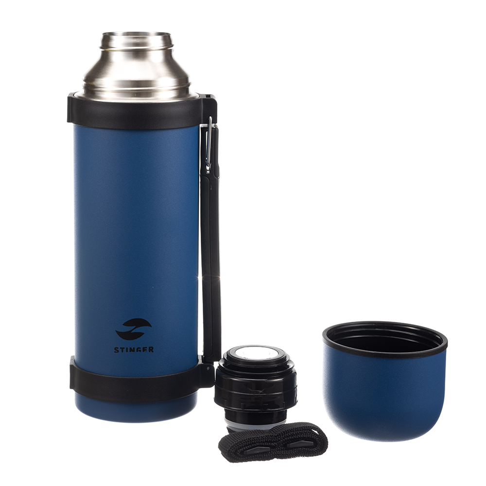 Термос с ручкой (1,2 л) STINGER HY-1200-11BLU