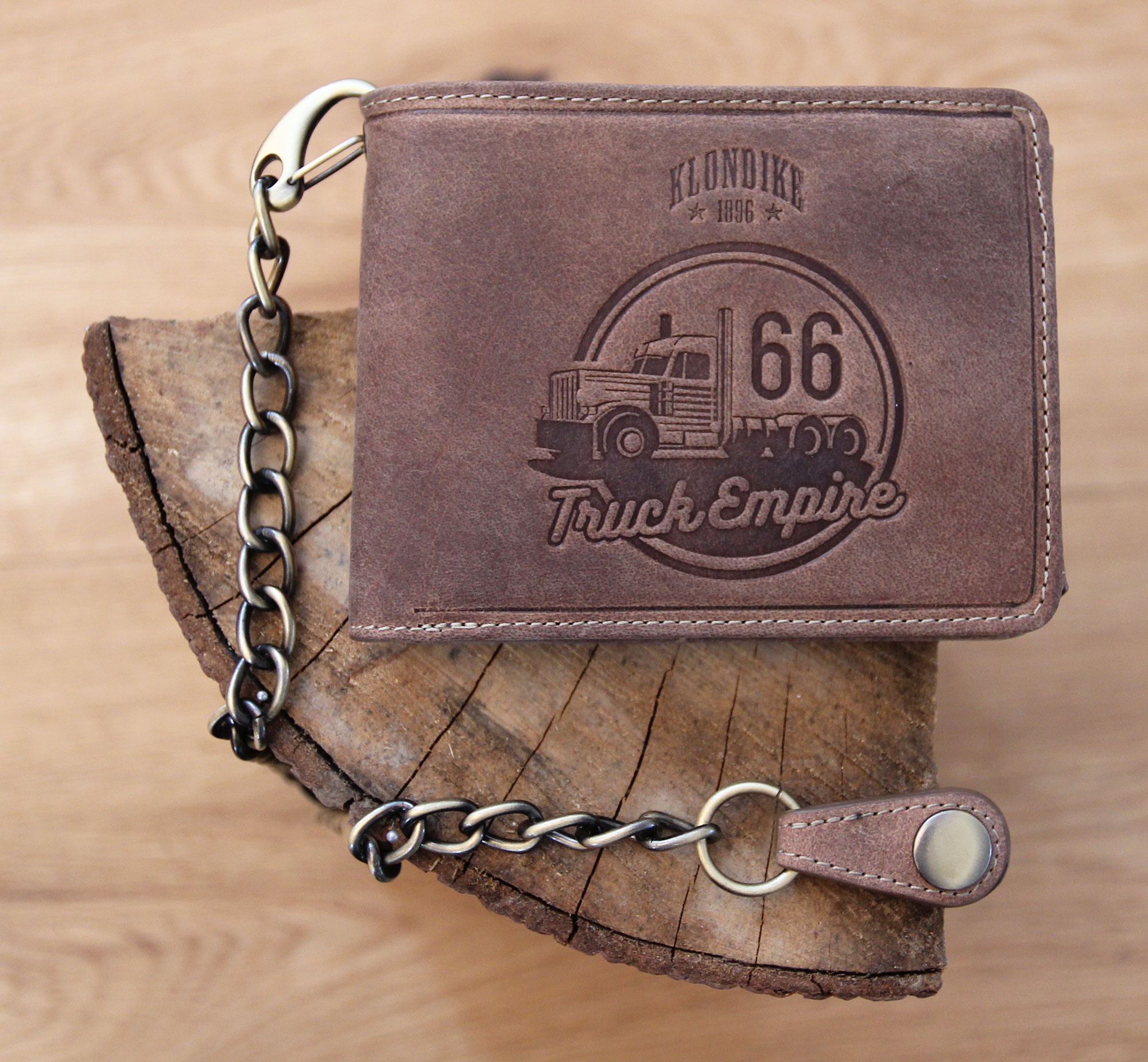 Бумажник с металлической цепочкой «Harry Truck» KLONDIKE 1896 KD1016-02