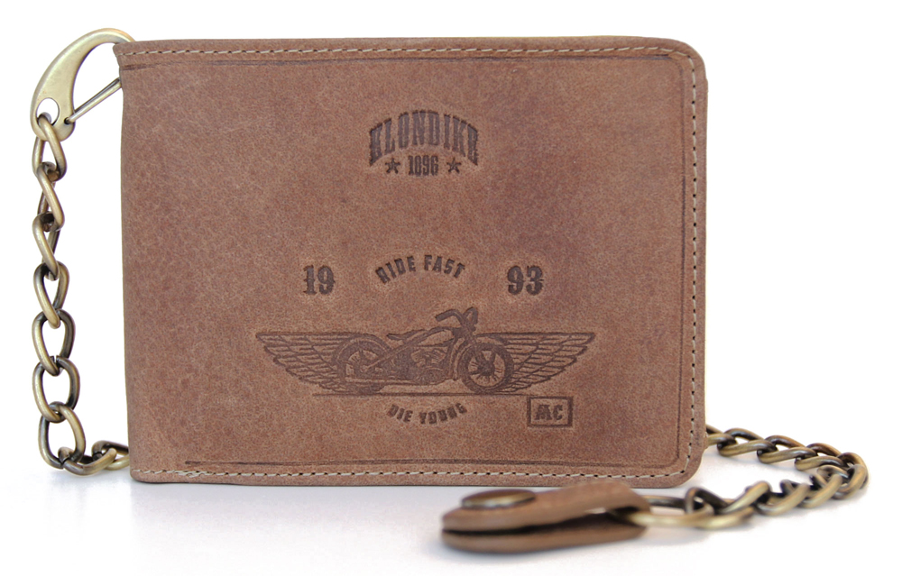 Бумажник с металлической цепочкой «Harry Bike» KLONDIKE 1896 KD1017-02