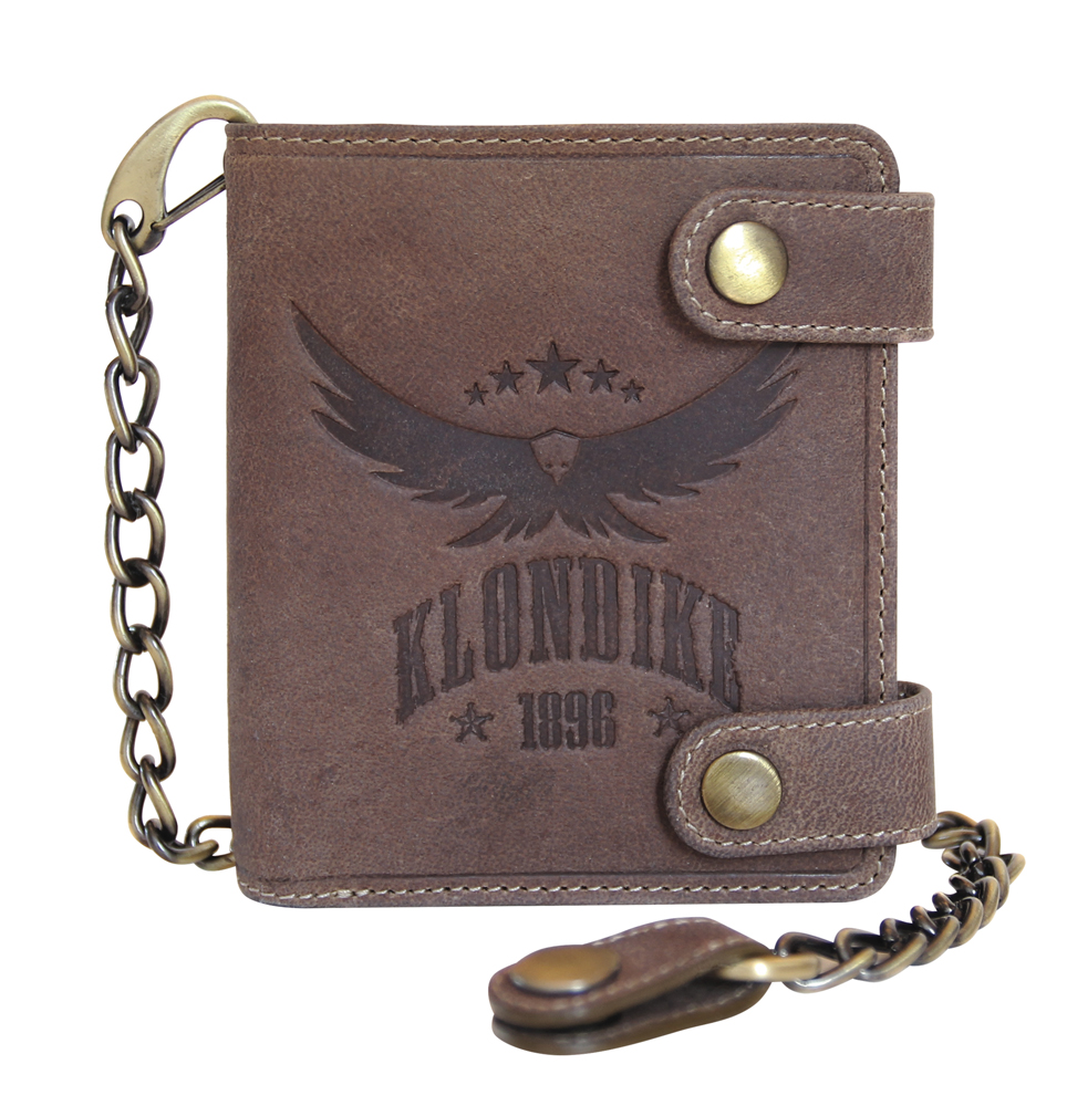 Бумажник с металлической цепочкой «Tim Eagle» KLONDIKE 1896 KD1023-02