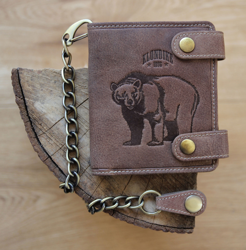 Бумажник с металлической цепочкой «Tim Bear» KLONDIKE 1896 KD1024-02