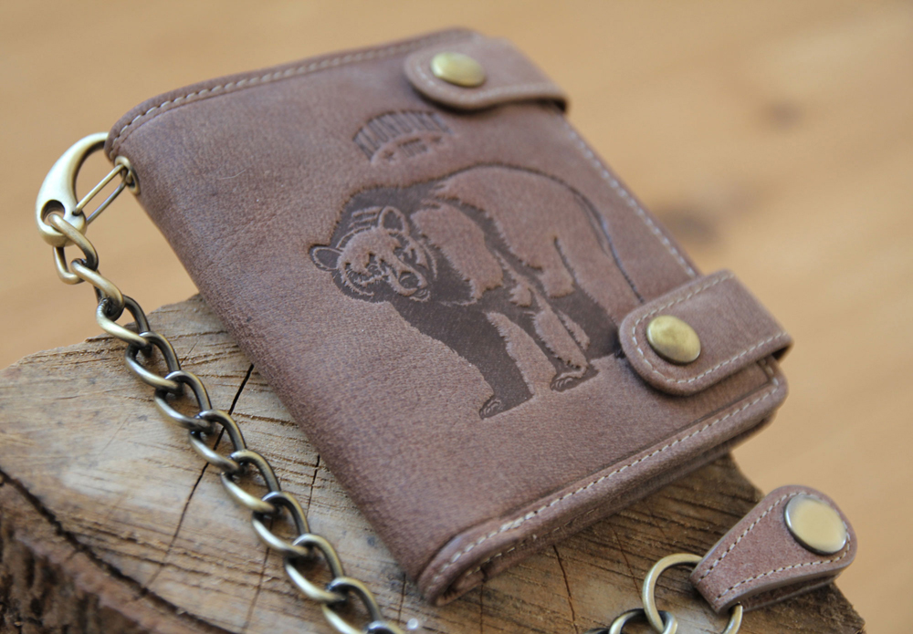 Бумажник с металлической цепочкой «Tim Bear» KLONDIKE 1896 KD1024-02