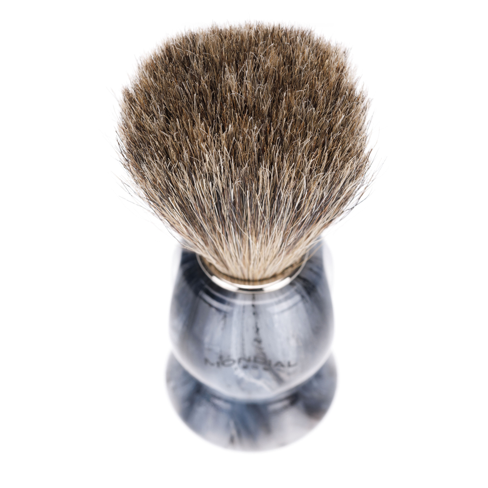 Помазок для бритья, пластик, ворс барсука MONDIAL M6712