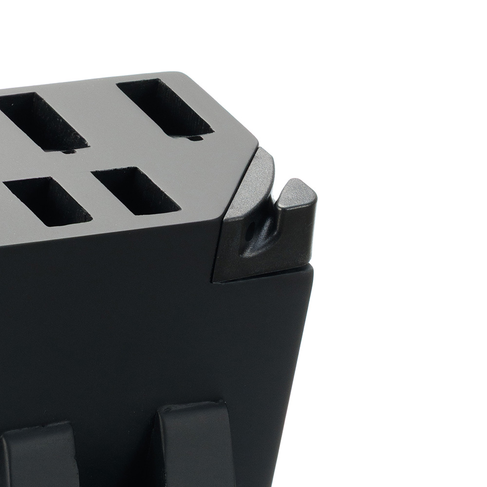 Набор кухонных ножей Tartar в подставке, 5 ножей, ножницы OKROSHKA OK913SP-SET