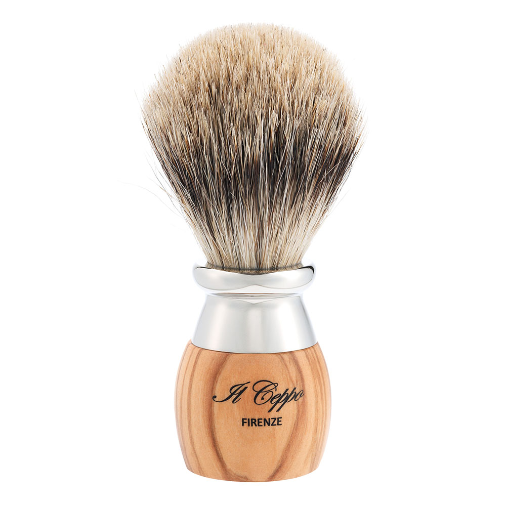 Бритвенный набор: станок, помазок, подставка IL CEPPO SET-S11461FT