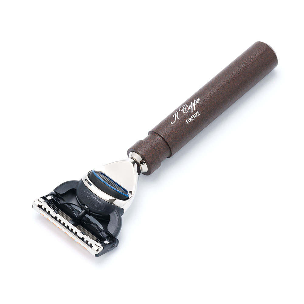 Бритвенный набор: станок, помазок, чаша, подставка IL CEPPO SET-S12071FT