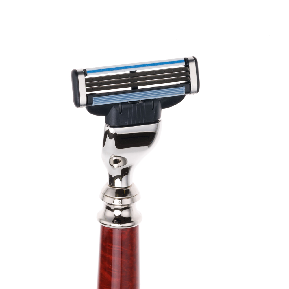 Бритвенный набор: станок, помазок, подставка, чаша MONDIAL ST-460-RMT