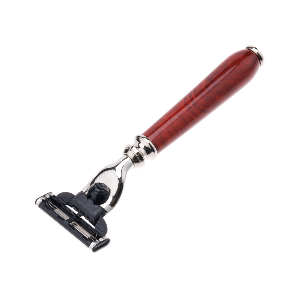 Бритвенный набор: станок, помазок, подставка, чаша MONDIAL ST-460-RMT