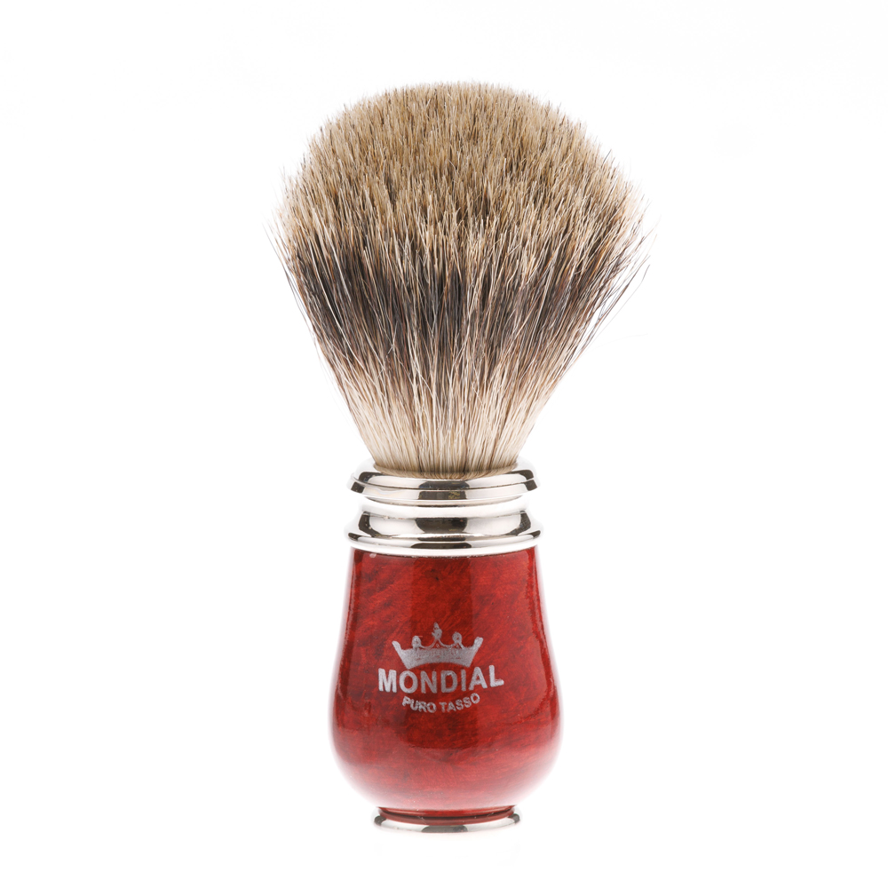 Бритвенный набор: станок, помазок, подставка, чаша MONDIAL ST-460-RMT