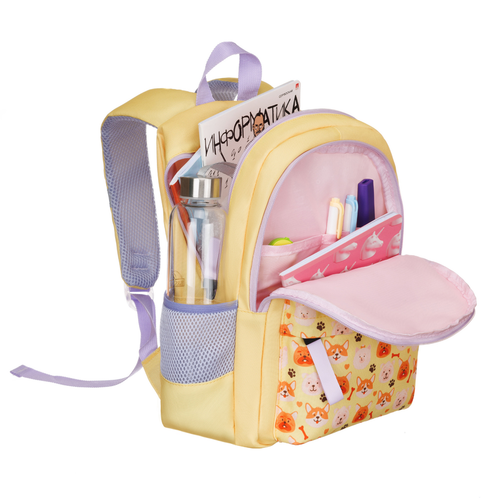 Мини-рюкзак CLASS X Mini + Мешок для сменной обуви в подарок! TORBER T1801-23-Yel