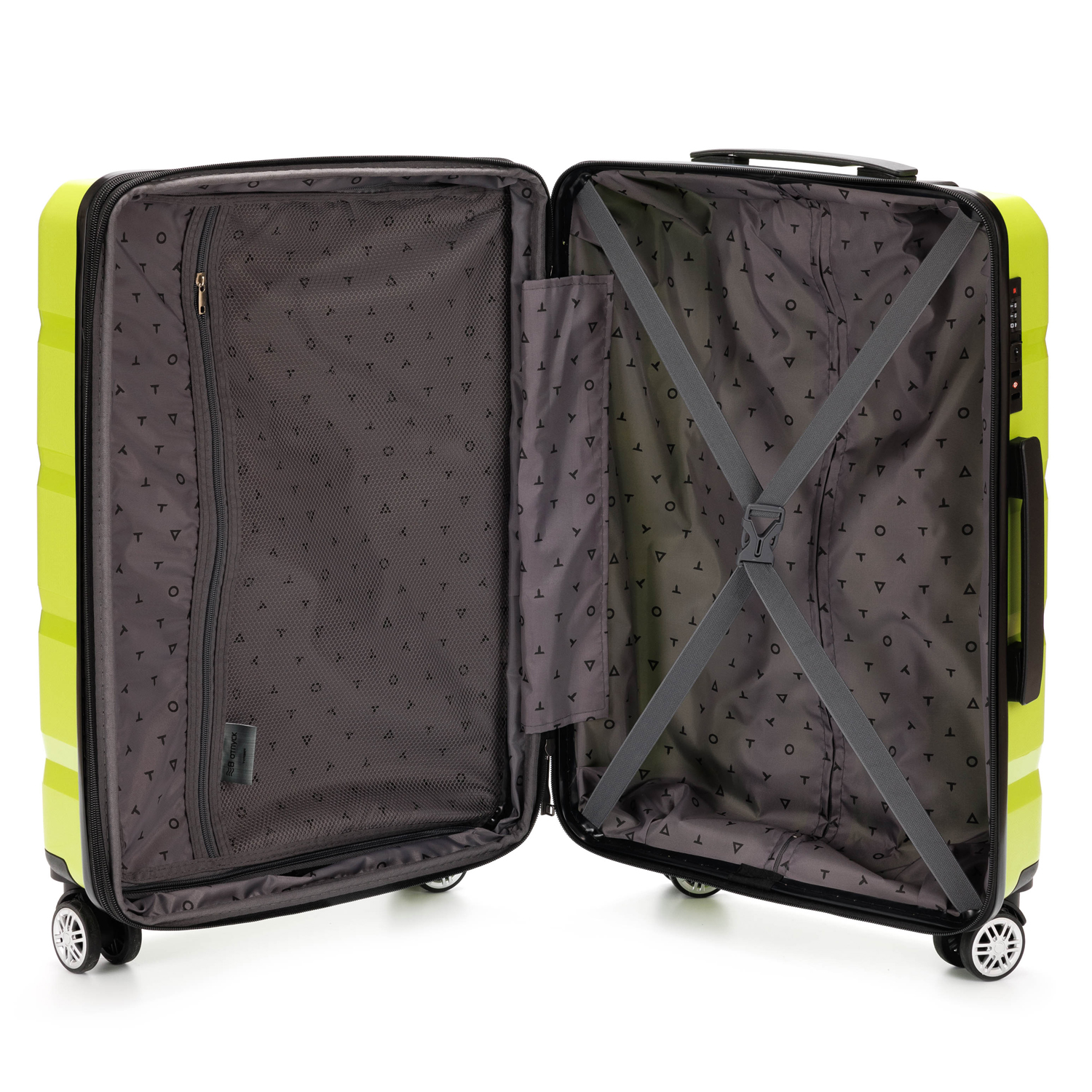 Чемодан средний В Отпуск TORBER T1902M-Green