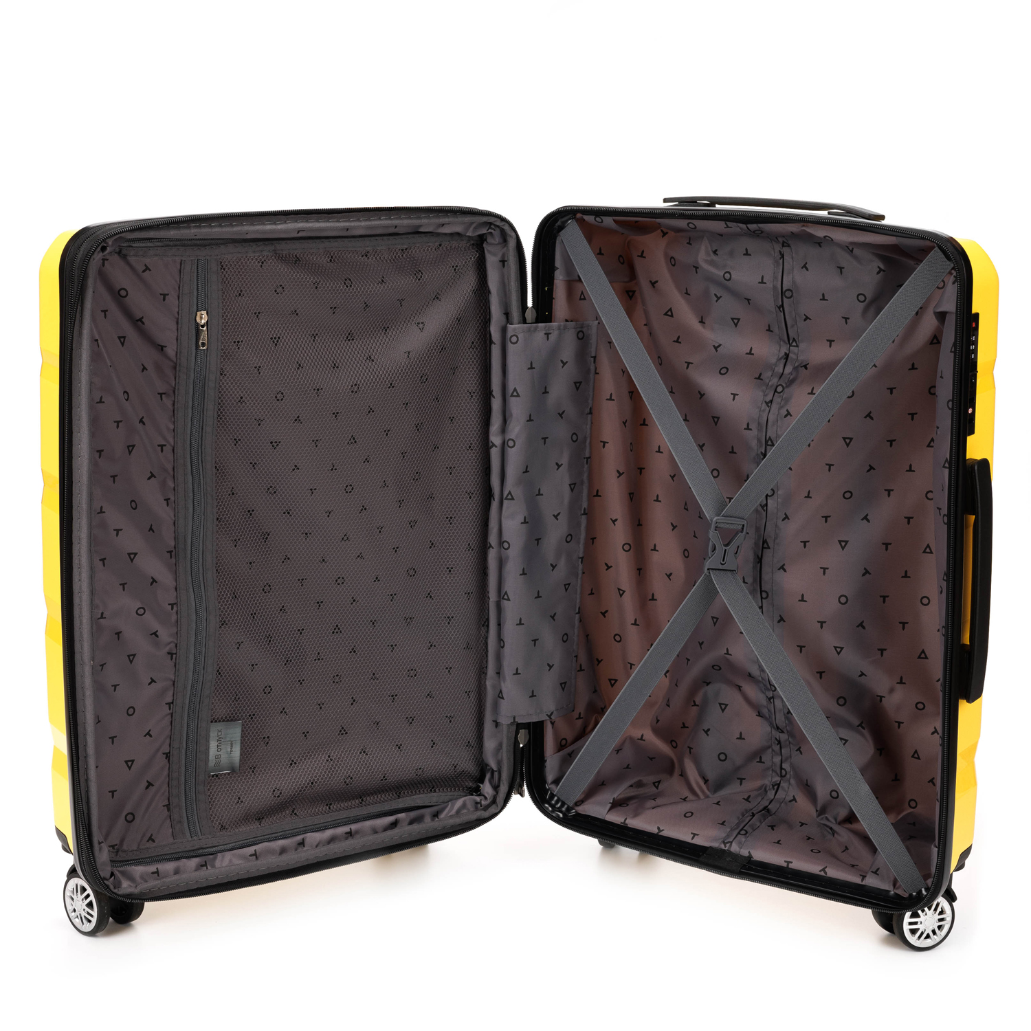 Чемодан средний В Отпуск TORBER T1902M-Yel