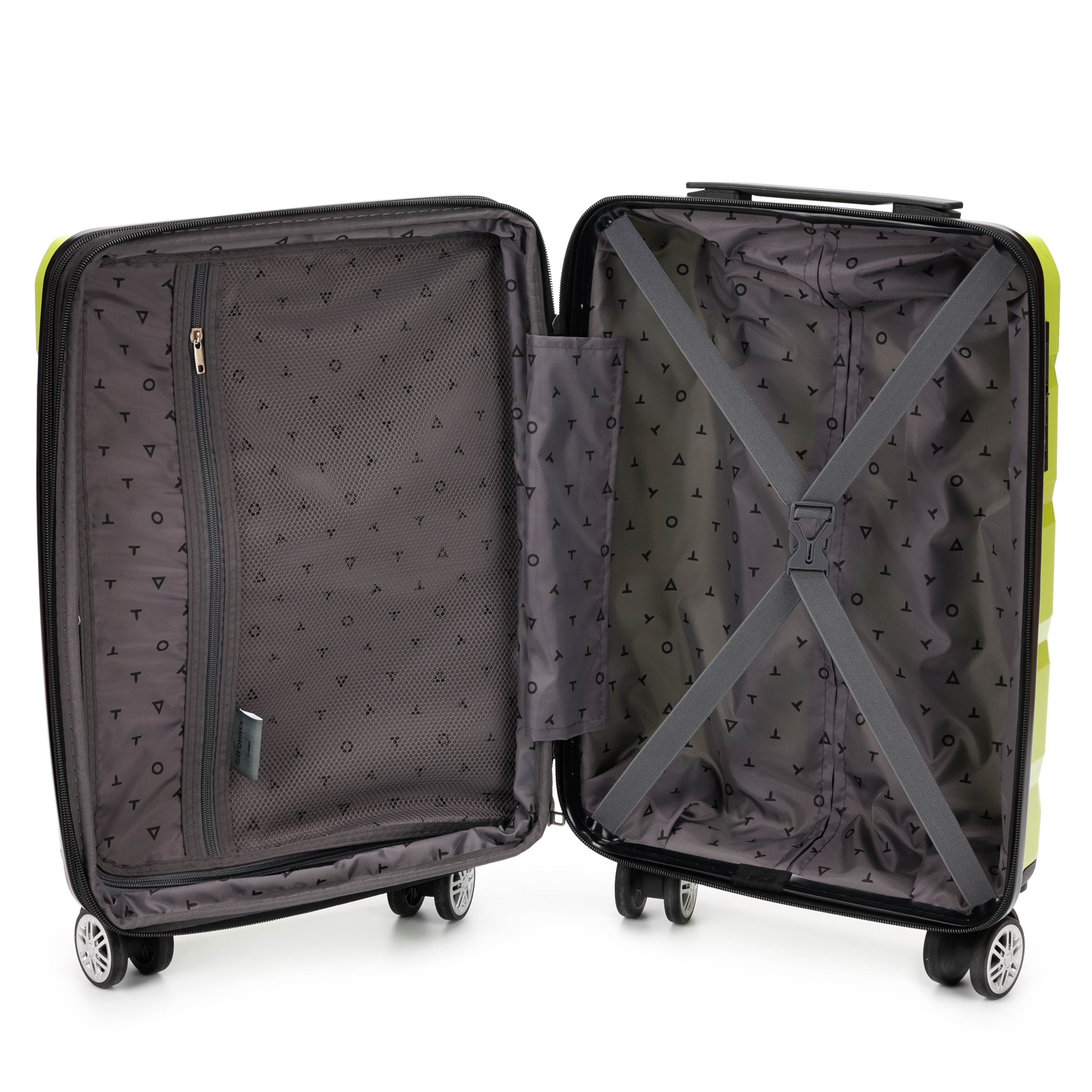 Чемодан малый В Отпуск TORBER T1902S-Green