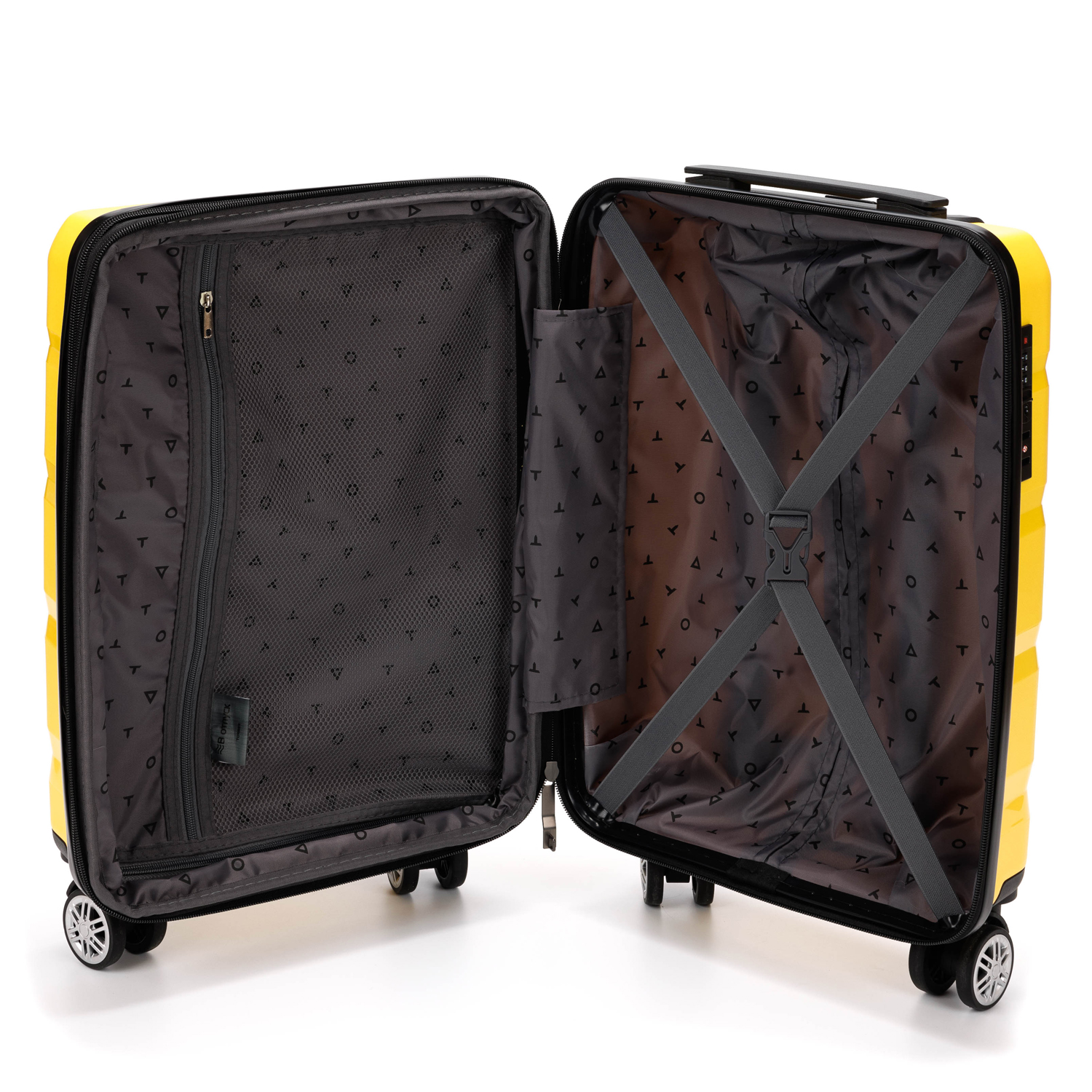 Чемодан малый В Отпуск TORBER T1902S-Yel