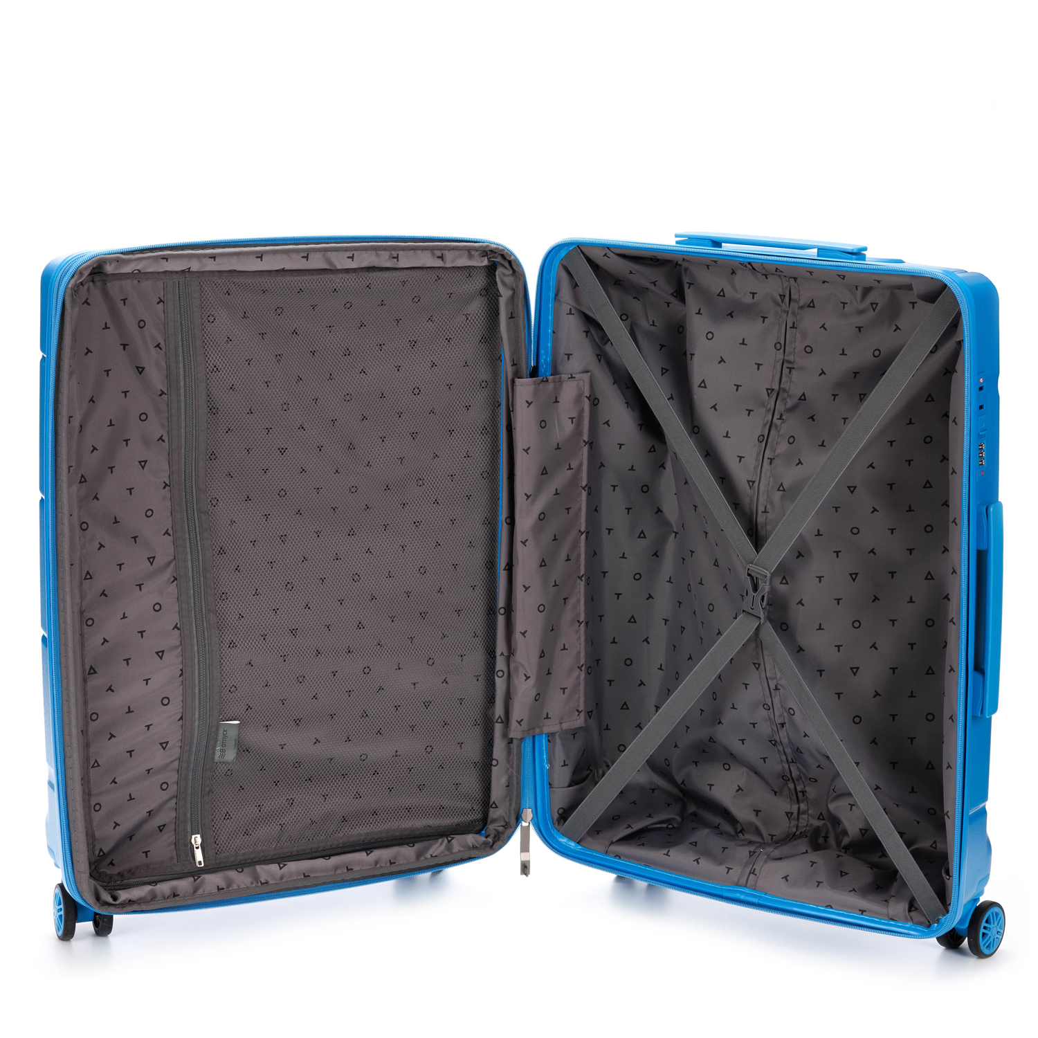 Чемодан средний В Отпуск TORBER T1908M-Blue