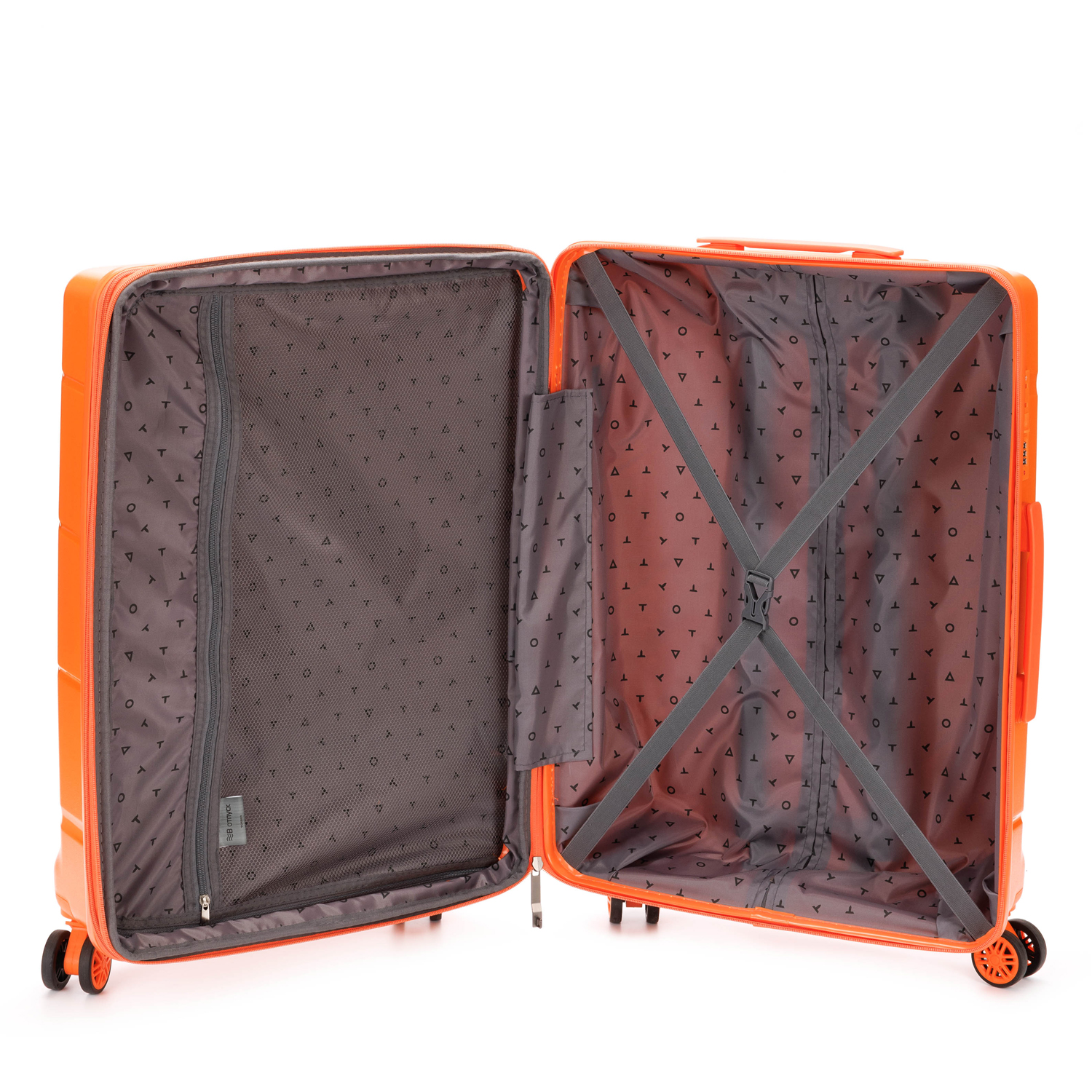 Чемодан средний В Отпуск TORBER T1908M-Orange