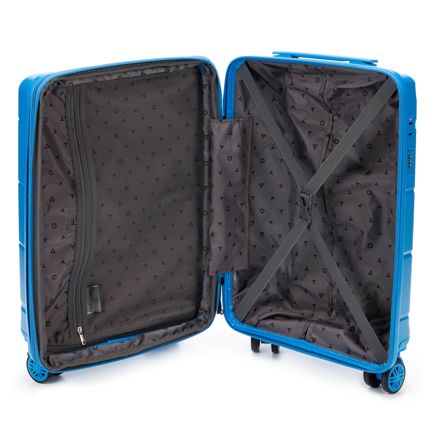 Чемодан малый В Отпуск TORBER T1908S-Blue