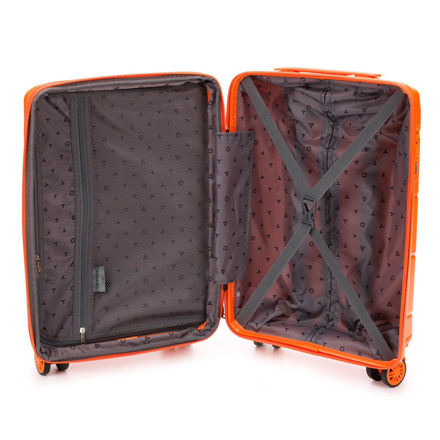 Чемодан малый В Отпуск TORBER T1908S-Orange