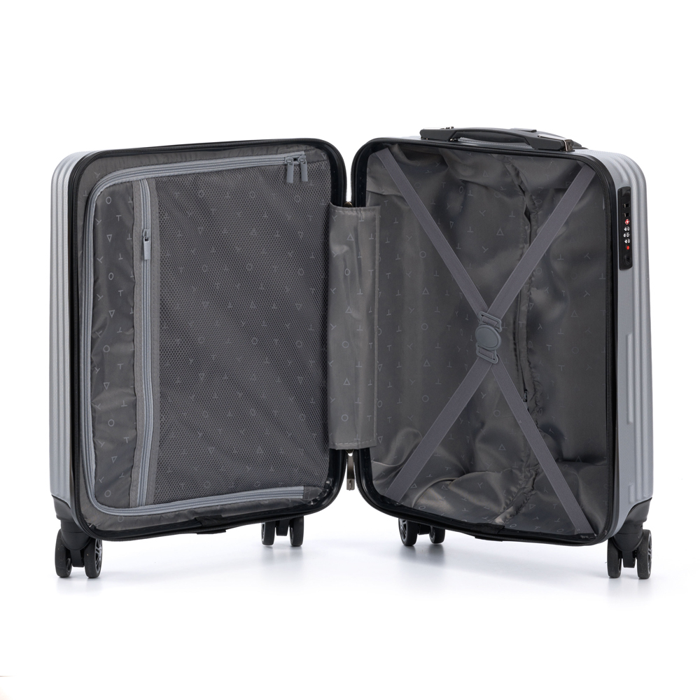 Чемодан малый Lama TORBER T1919S-Silver