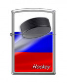 Зажигалка Российский хоккей ZIPPO 200 RUSSIAN HOCKEY PUCK
