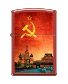 Зажигалка Красная Москва ZIPPO 233 SOVIET DESIGN