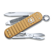 Нож-брелок Classic SD Precious Alox Brass Gold VICTORINOX 0.6221.408G