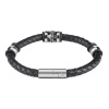 Браслет Three Charms Leather Bracelet 3 с шармами (20 см) ZIPPO 2007172