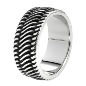 Кольцо Tyre Shape Ring с орнаментом в форме шины (22,3 мм) ZIPPO 2007184