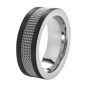 Кольцо Mesh Band Ring с сетчатым орнаментом (19,7 мм) ZIPPO 2007199