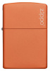 Зажигалка Orange Matte ZIPPO 231ZL