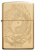 Зажигалка High Polish Brass Tiger and Dragon Design ZIPPO 49024