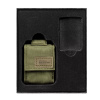 Подарочный набор: зажигалка Black Crackle® и зелёный нейлоновый чехол ZIPPO 49400