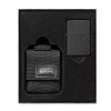 Подарочный набор: зажигалка Black Crackle® и чёрный нейлоновый чехол ZIPPO 49402