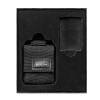 Подарочный набор: зажигалка Black Crackle® и чёрный нейлоновый чехол ZIPPO 49402