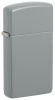 Зажигалка Slim® Flat Grey ZIPPO 49527