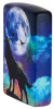 Зажигалка ZIPPO Wolf Design с покрытием 540 Matte, латунь/сталь, разноцветная, матовая, 38x13x57 мм