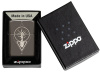 Зажигалка ZIPPO Heart of Tree с покрытием Black Ice®, латунь/сталь, чёрная, глянцевая, 38x13x57 мм