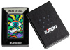 Зажигалка ZIPPO Zippo Design с покрытием Black Matte, латунь/сталь, чёрная, матовая, 38x13x57 мм