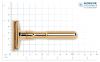 Станок Т- образный для бритья с регулировкой угла наклона лезвия MERKUR 702003