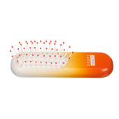 Массажная щетка мини "Caramel" DEWAL BEAUTY DBCL425orange-white