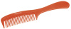 Расческа с ручкой оранжевая DEWAL BEAUTY DBO6810
