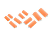 Бигуди поролоновые оранжевые d 22 мм x 70 мм (10 шт) DEWAL BEAUTY DBP22