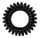 Резинки для волос "Пружинка" цвет черный (3 шт) DEWAL BEAUTY DBR01