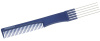 Расческа для начеса с металлическими зубцами синяя DEWAL BEAUTY DBS6506